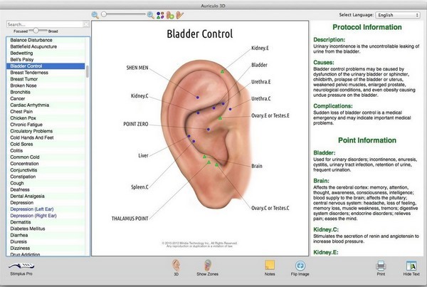 Auriculo 3D(耳穴针灸疗法学习软件)