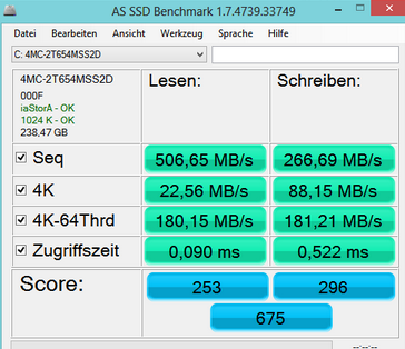 AS SSD Benchmark固态硬盘测速工具