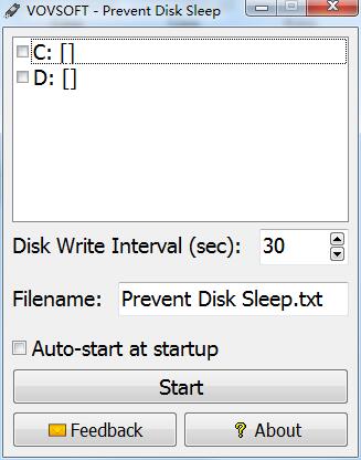 Prevent Disk Sleep