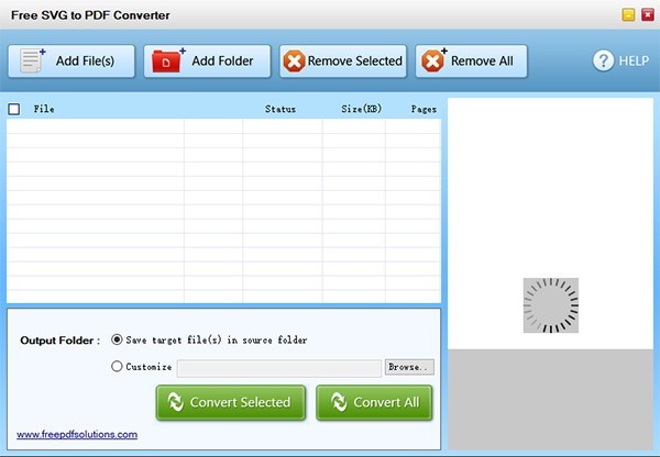 Free SVG to PDF Converter文件格式转换工具