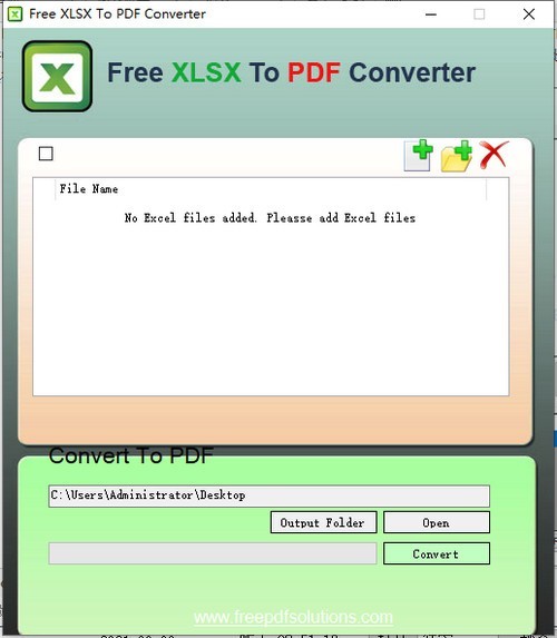 Free Xlsx to PDF Converter